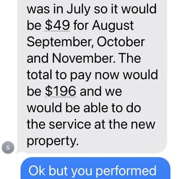 Truly Nolen Pest & Termite Control - So I have to pay when you don't perform any services?? - Pest Control Near Me - Key Largo, Florida