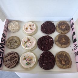 Strawberry limeade, Rice Krispie, Butterfinger, Red velvet, tootsie roll