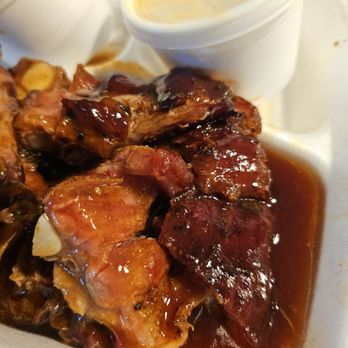 King Ribs Bar-B-Q - Close-up of the rib tips - Barbeque Near Me - Indianapolis, Indiana