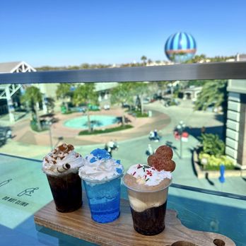Coca Cola Store - Balloon & lake at Disney Springs. The AMC theater is to the left. Planet Hollywood is to the right. By the Orange parking lot. - Fashion Near Me - Orlando, Florida