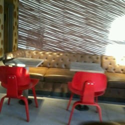 McDonald's - Leather couch seating area!