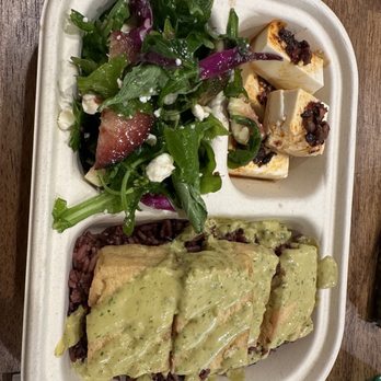 Easy Young - Fried tofu with chili tofu and arugula salad - Asian Fusion Near Me - Anaheim, California