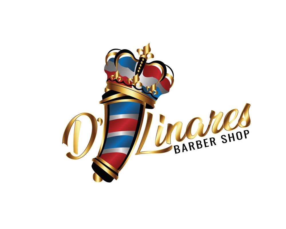 D Linares Barbershop Logo