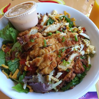 The Peppersauce Cafe - Crispy chicken salad with honey mustard - American Near Me - Phoenix, Arizona The Peppersauce Cafe - Crispy chicken salad with honey mustard - American Near Me - Phoenix, Arizona