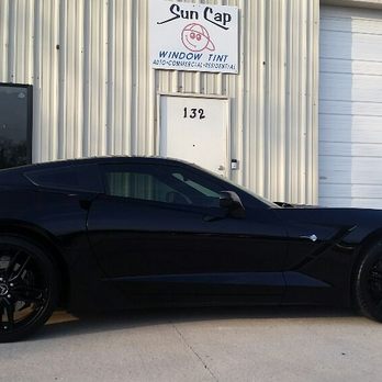 Sun Cap Auto Tint - Mr Marquez had his black on black corvette tinted in Ceramic tint. - Auto Glass Services Near Me - Spring, Texas Sun Cap Auto Tint - Mr Marquez had his black on black corvette tinted in Ceramic tint. - Auto Glass Services Near Me - Spring, Texas
