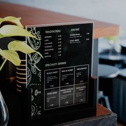 Shepherds Coffee - Physical Menu