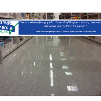 Express Commercial Cleaning - Retail Stripping & Waxing. - Office Cleaning Near Me - Pflugerville, Texas