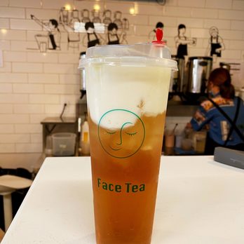 Face Tea - Cheery blossom wulong tea - Bubble Tea Near Me - Lake Mary, Florida Face Tea - Cheery blossom wulong tea - Bubble Tea Near Me - Lake Mary, Florida