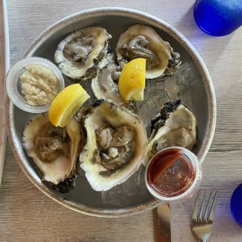Island Grill - Oyster in a half shell - Seafood Near Me - Islamorada, Florida