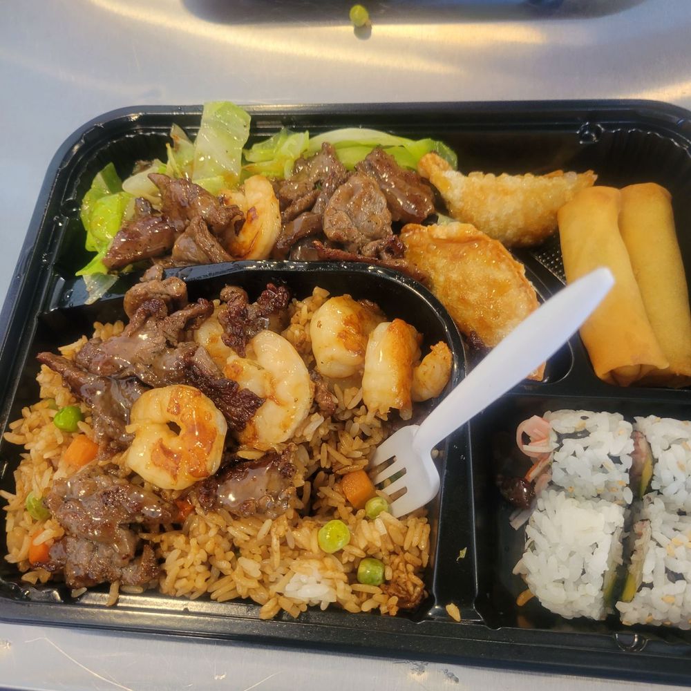 Quickway Hibachi - Beef and shrimp bento box - Sushi Bars Near Me - Parkville, Maryland Quickway Hibachi - Beef and shrimp bento box - Sushi Bars Near Me - Parkville, Maryland