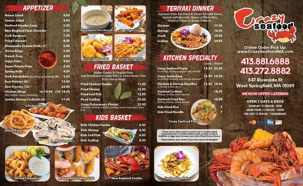 Menu photo 5 Crazy Seafood West Springfield, MA Menu photo 5 Crazy Seafood West Springfield, MA
