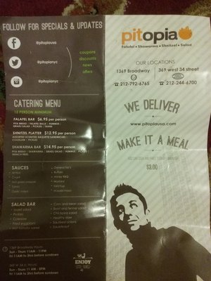Menu photo 1 Pitopia New York, NY