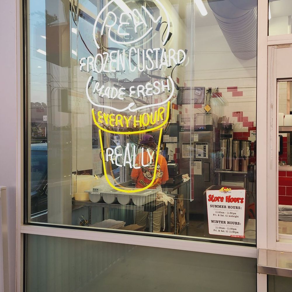 Andy's Frozen Custard - Ice Cream & Frozen Yogurt Near Me - Burlington, North Carolina Andy's Frozen Custard - Ice Cream & Frozen Yogurt Near Me - Burlington, North Carolina