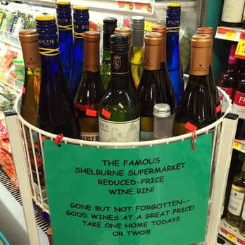 Shelburne Supermarket - The famous Shelburne Market Reduced Price Wine Bin :) - Grocery Near Me - Shelburne, Vermont Shelburne Supermarket - The famous Shelburne Market Reduced Price Wine Bin :) - Grocery Near Me - Shelburne, Vermont