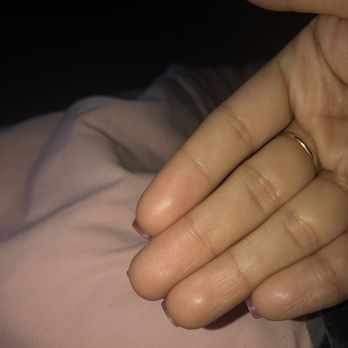 Lux Nail Bar - Uneven length in each nail - Nail Salons Near Me - Mesquite, Texas