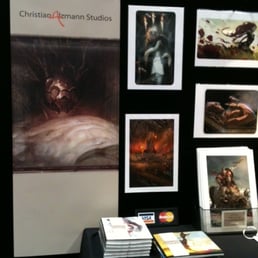Thank you Speedpro Imaging for making the Christian Alzmann Studio booth at Comic Con look so professional. Awesome job and grea Thank you Speedpro Imaging for making the Christian Alzmann Studio booth at Comic Con look so professional. Awesome job and grea