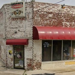 George's Liquor Store - view of store building