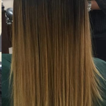 The Color Bar Salon - This was after my first session with Kaela, from black to blonde ombré - Hair Salons Near Me - Oviedo, Florida The Color Bar Salon - This was after my first session with Kaela, from black to blonde ombré - Hair Salons Near Me - Oviedo, Florida