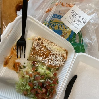 Vallarta Express - chille relleno after my second happy bite - Mexican Near Me - Carlsbad, California