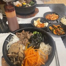 Beer bibimbap (could use more meat for the price) Beer bibimbap (could use more meat for the price)