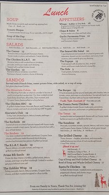 Menu photo 4 The Warming Hut Mammoth Lakes, CA Menu photo 4 The Warming Hut Mammoth Lakes, CA