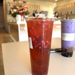 The Alley - Strawberry Green Tea with Jelly