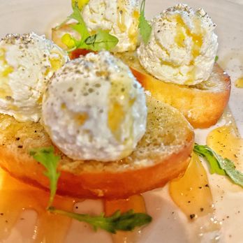Blue Heron Restaurant - Whipped ricotta with local honey and cracked pepper - New American Near Me - Sunderland, Massachusetts