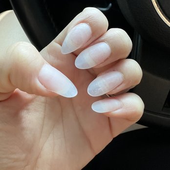 Gloss Nails & Spa - The poor filing and shaping, this is how he wanted me to leave after he attempted to have me let him paint them with my desired design. - Nail Salons Near Me - San Antonio, Texas Gloss Nails & Spa - The poor filing and shaping, this is how he wanted me to leave after he attempted to have me let him paint them with my desired design. - Nail Salons Near Me - San Antonio, Texas