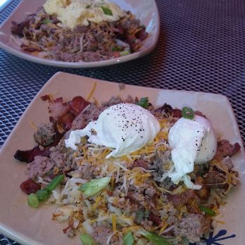 Snooze, an A.M. Eatery - Spud deluxe with poached eggs - Breakfast & Brunch Near Me - Tempe, Arizona