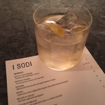 I Sodi - White Negroni - Tuscan Near Me - New York, New York
