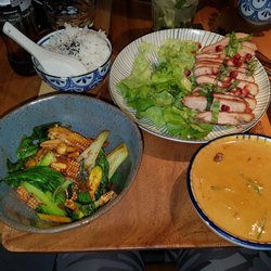 Breitengrad 17 - Barberie Ente mit Wok Gemüse und Erdnusssauce