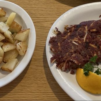 Village Cafe - Toast, side of country potatoes, scrambled eggs and corned beef hash too - Breakfast & Brunch Near Me - Santa Rosa, California Village Cafe - Toast, side of country potatoes, scrambled eggs and corned beef hash too - Breakfast & Brunch Near Me - Santa Rosa, California