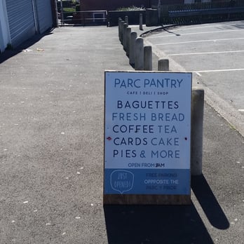 Parc Pantry - Board outside - Cafes Near Me - Newport, NWP