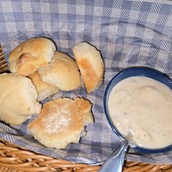Biscuits and sausage gravy