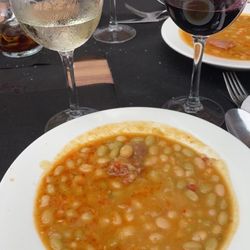 Greatest white been and chorizo stew.