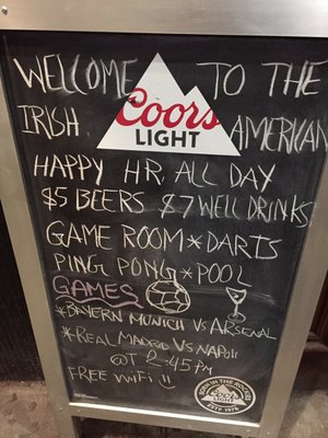 Menu photo 5 The Irish American Pub New York, NY