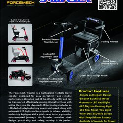 Mobility Depot Plus - Mobility Scooter. Only 44 Pounds.
Airline Approved.
Get Up! Get Out!
Start Living Your BEST LIFE!!