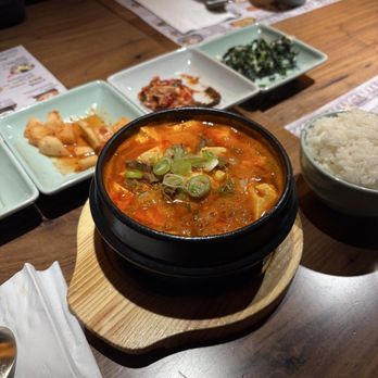 JinCook - Spicy Tofu Stew (Soondubu) - Korean Near Me - Los Angeles, California