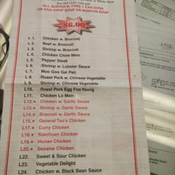 Lunch Menu