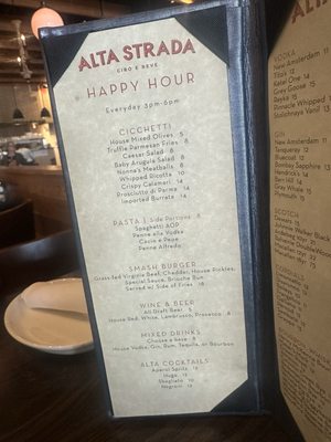 Menu photo 2 Alta Strada Fairfax, VA