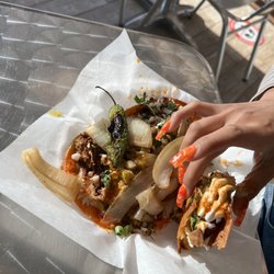 Taqueria Los Michoacanos - Quesabirria and taco de papa
