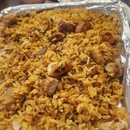 Half order of chicken fried rice Half order of chicken fried rice