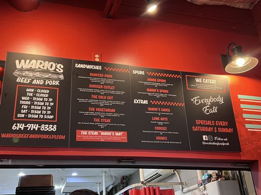 Menu photo 6 Warios Beef and Pork Columbus, OH Menu photo 6 Warios Beef and Pork Columbus, OH