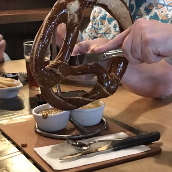 Three Creeks Brew Pub - Hanging pretzel - Breweries Near Me - Sisters, Oregon