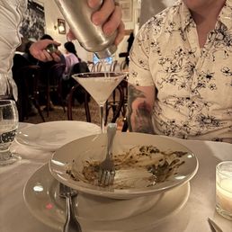 RIP to the escargot, but that dirty Gibson is what my dreams are made of
