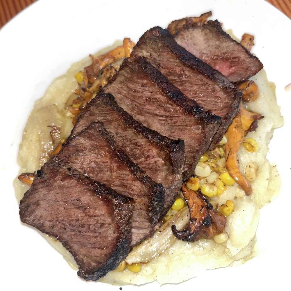 Ribeye & garlic mashed potatoes Ribeye & garlic mashed potatoes