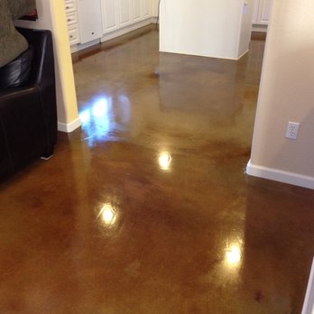 Concrete Transformations - Alex redid our floors and we love the results! - Masonry/Concrete Near Me