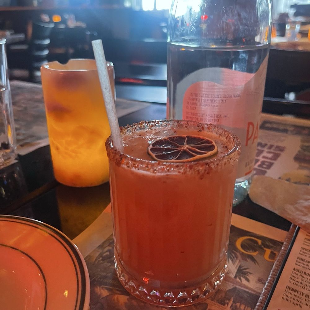 Latin on Ocean Drive - Spicy guava margarita - Latin American Near Me - Miami Beach, Florida Latin on Ocean Drive - Spicy guava margarita - Latin American Near Me - Miami Beach, Florida