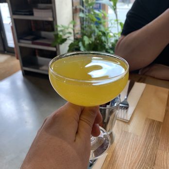 Home Sweet Home - Mimosa with me not knowing how to hold a glass like this properly - Coffee & Tea Near Me - Manchester, XGM
