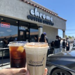 Chrome Latte and Americano